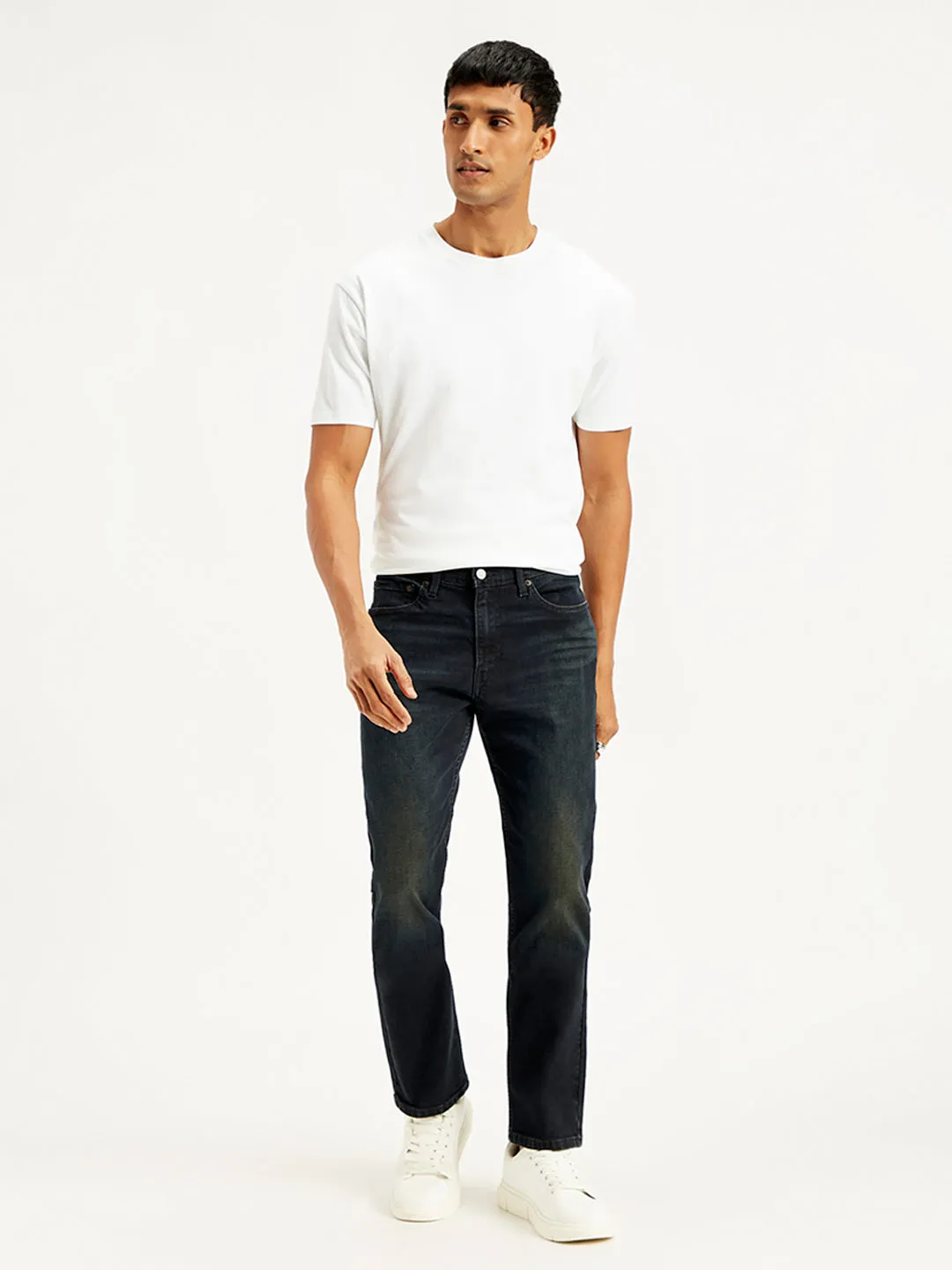 Street Basics Sustainable Manufacturing Men's 511 Black Slim Fit Mid Rise Jeans