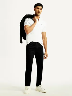 Rainy Day Everyday Basic Comfort Men's 511 Black Slim Fit Mid Rise Jeans