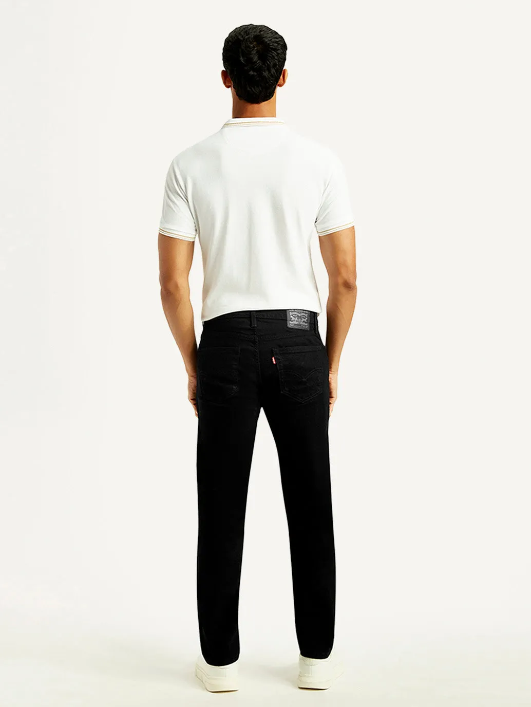 Stylish Silhouette Men's 511 Black Slim Fit Mid Rise Jeans