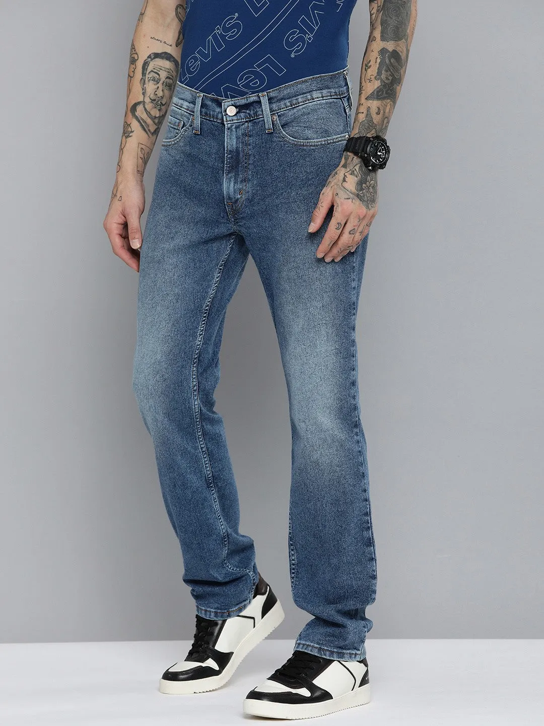 Earthy Streetwear Fan Nature Lover Everyday Motion Men's 511 Blue Slim Fit Mid Rise Jeans