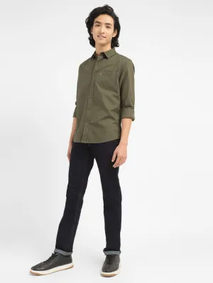 Reinforced Stitching Details Relaxed Style Outdoor Enthusiast Evening Stroll Men's 511 Blue Slim Fit Mid Rise Jeans