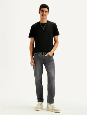 Men's 511 Charcoal Grey Slim Fit Mid Rise Jeans Outfit Base