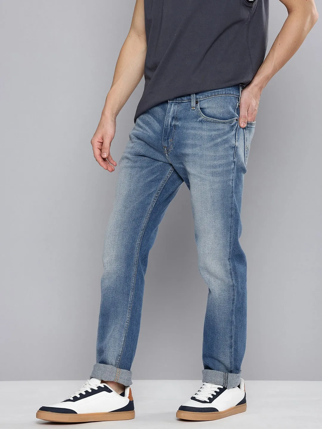 Men's 511 Light Blue Slim Fit Mid Rise Jeans Winter Warmth Festival Outfit Outdoor Adventure Casual Luxury Winter Warmth