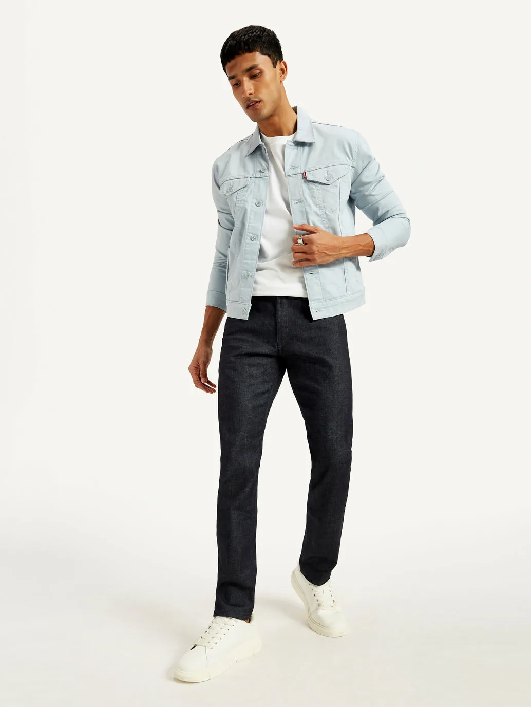 Spring Mood Smooth Work Meeting Men's 511 Navy Blue Slim Fit Mid Rise Jeans