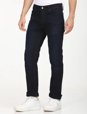 Men's 511 Navy Blue Slim Fit Mid Rise Jeans Neutral Fit Piece