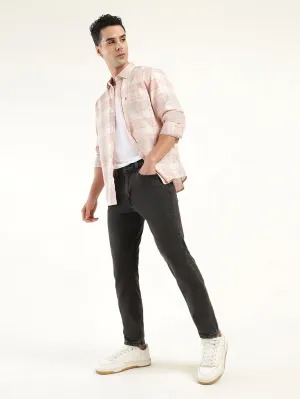 Men's 512 Black Slim Tapered Fit Mid Rise Jeans Neutral Daily Wear Adult Fashion