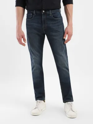 Relaxed Fit Design Family Style Luxury Men's 512 Blue Slim Tapered Fit Mid Rise Jeans