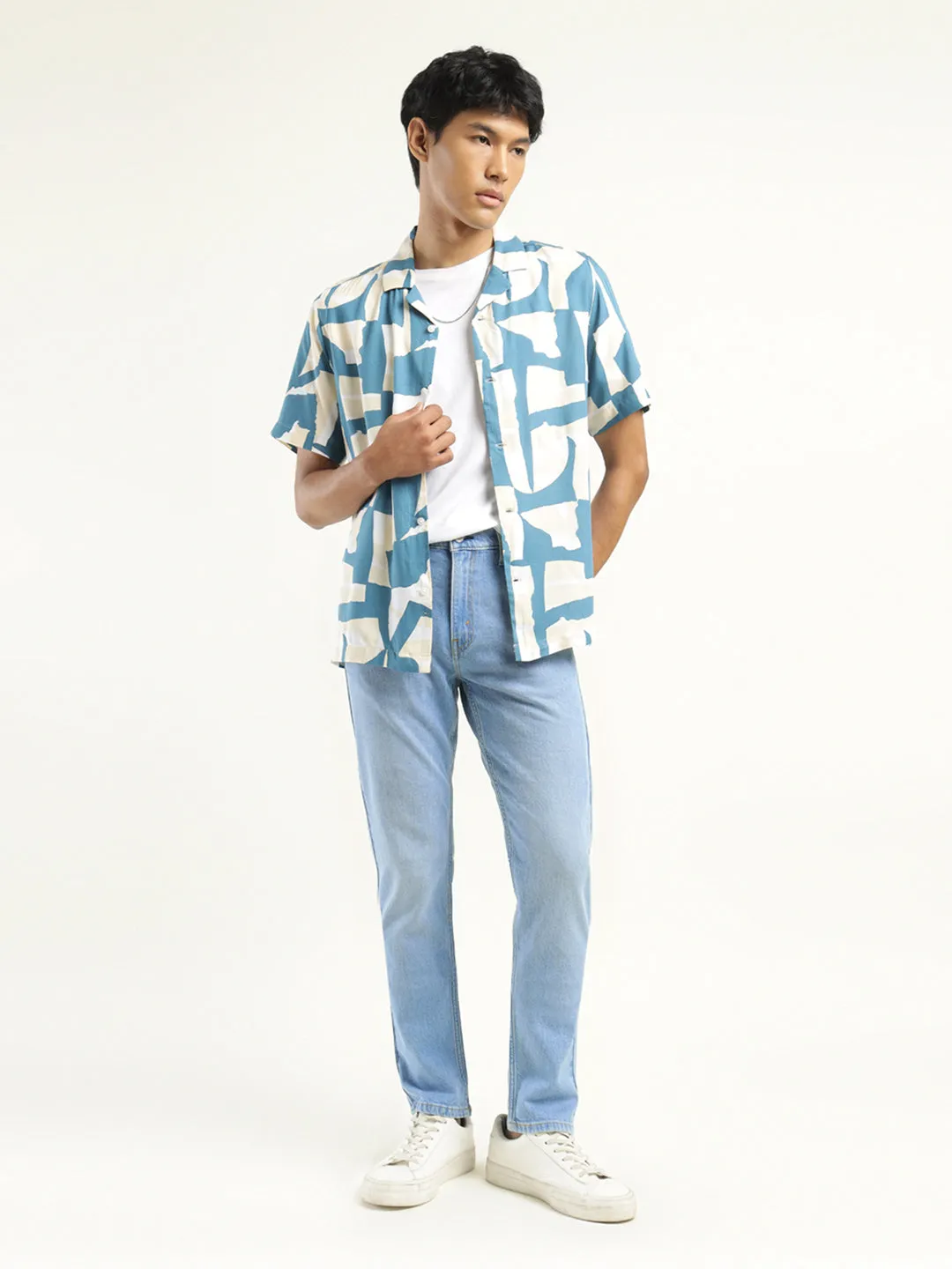 Universal Style Streetwear Fan Night Out Men's 512 Indigo Slim Tapered Fit Mid Rise Jeans