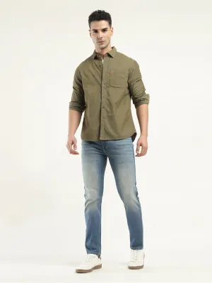 Men's 512 Indigo Slim Tapered Fit Mid Rise Jeans Polished Look Life Ready