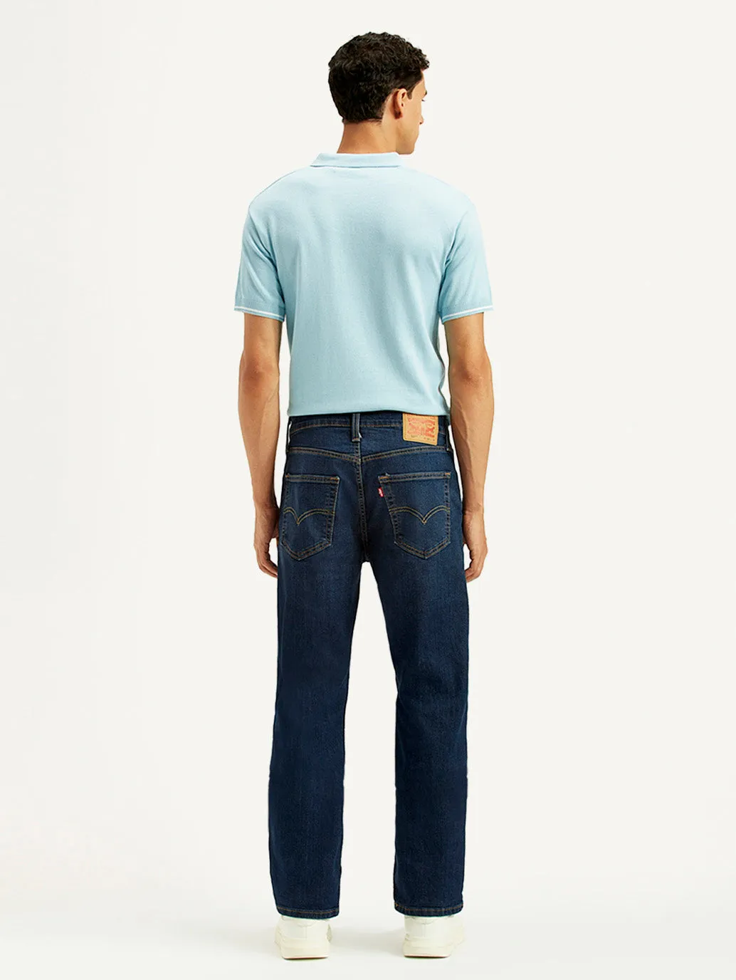 Men's 527 Dark Indigo Bootcut Fit Mid Rise Jeans Fashionable Touch Fashionable Waist