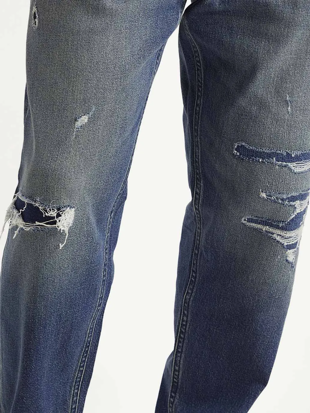 Men's 550'92 Blue Loose Fit Mid Rise Jeans Versatile Tailoring