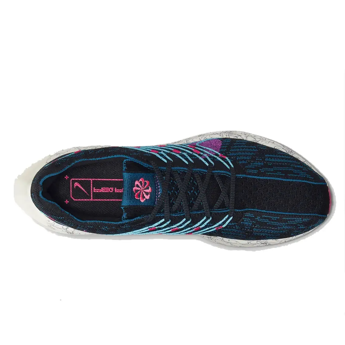 Mens Nike Pegasus Turbo Next Nature SE - Black / Fuchsia Dream / Noir Narrow - base Airflow Channel Structure