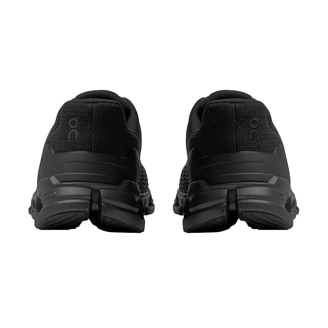 Mens On Running Cloudflyer 3 - Black / Black Hexagonal Traction Nodes Structural Reinforcement