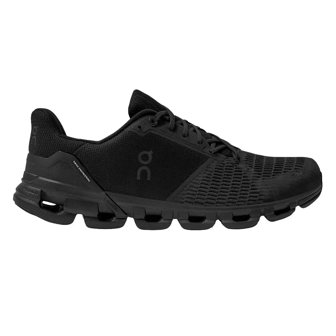 Mens On Running Cloudflyer 3 - Black / Black stretchy - upper shoes