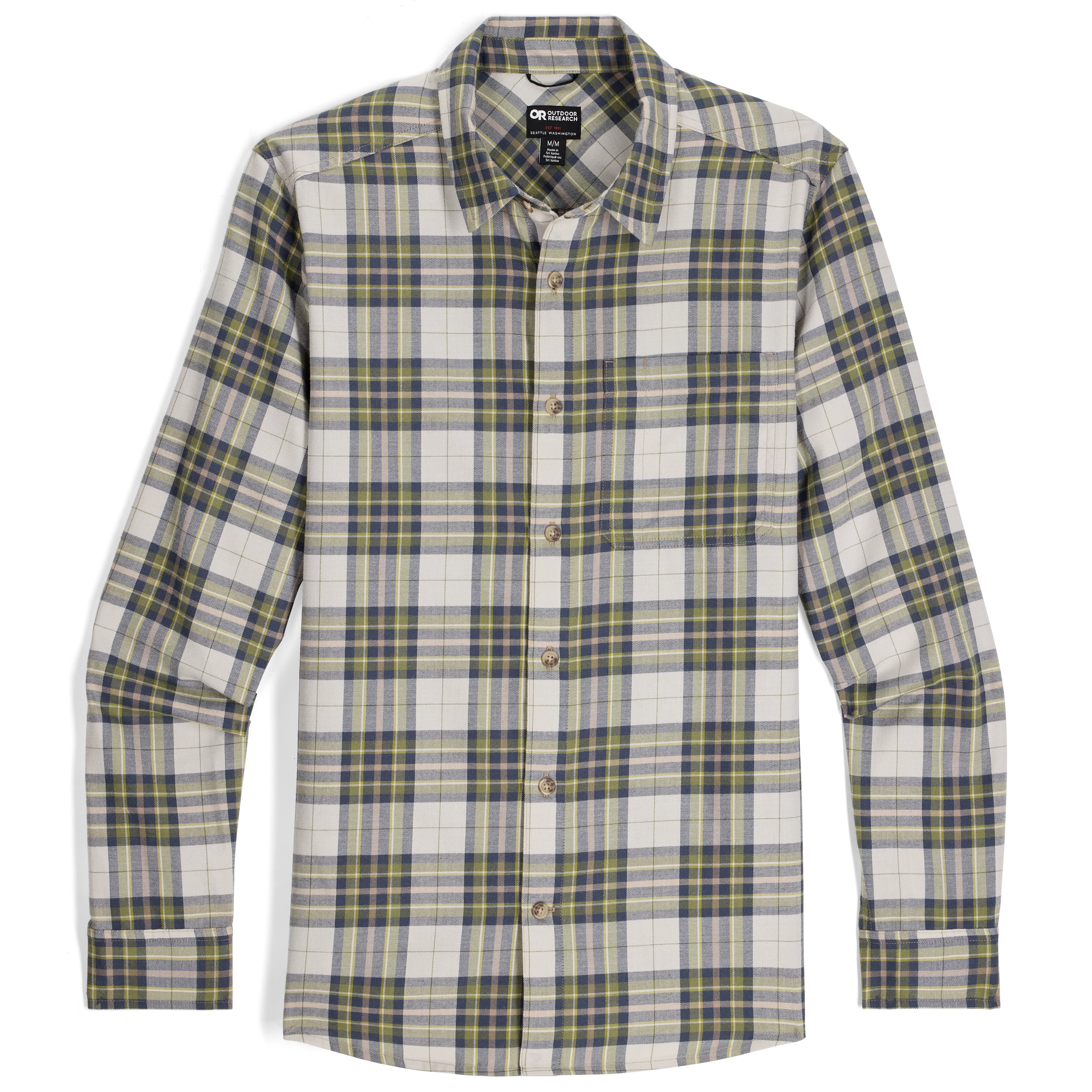 Men's Ravenna Flannel Shirt Anti Pill Technology Modern Appeal