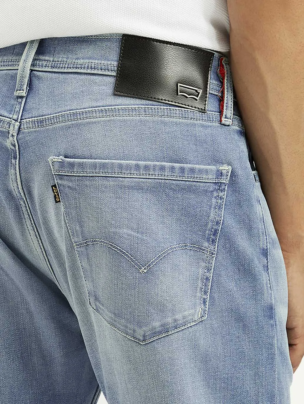 Men's Redloop 505 Light Indigo Straight Fit Mid Rise Jeans Cozy Vibe