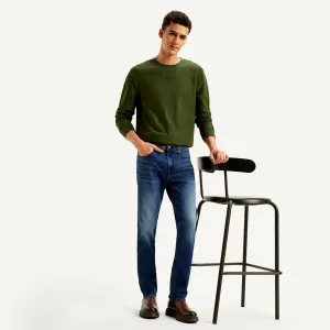 All Day Use Men's Redloop 511 Blue Slim Fit Mid Rise Jeans