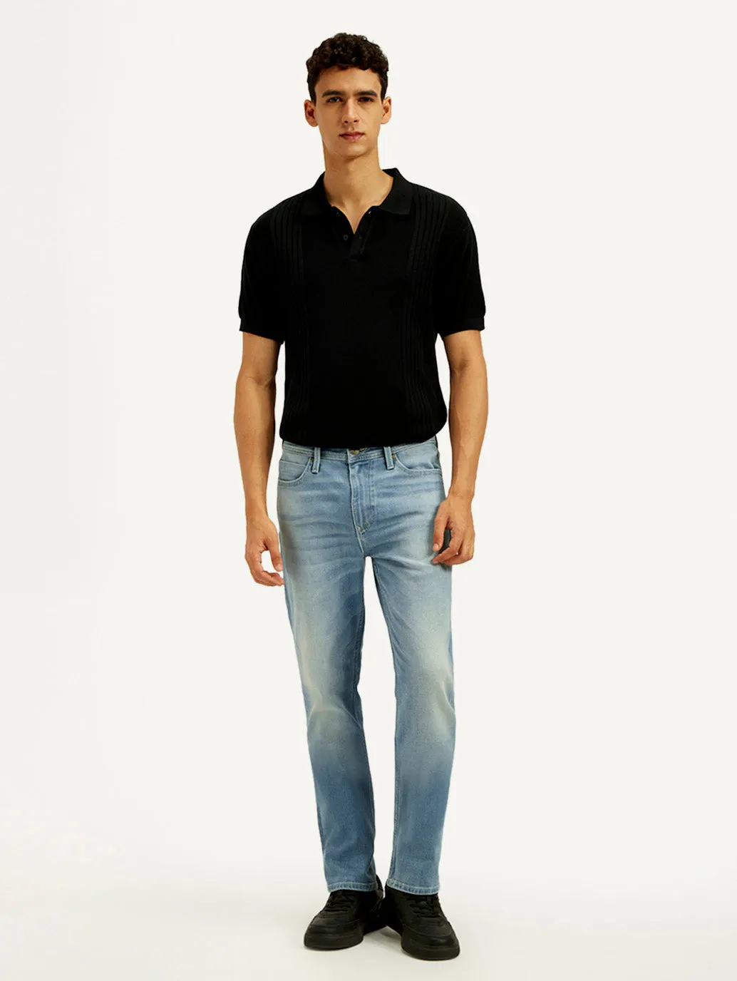 Workday Outfit Men's Redloop 511 Light Indigo Slim Fit Mid Rise Jeans