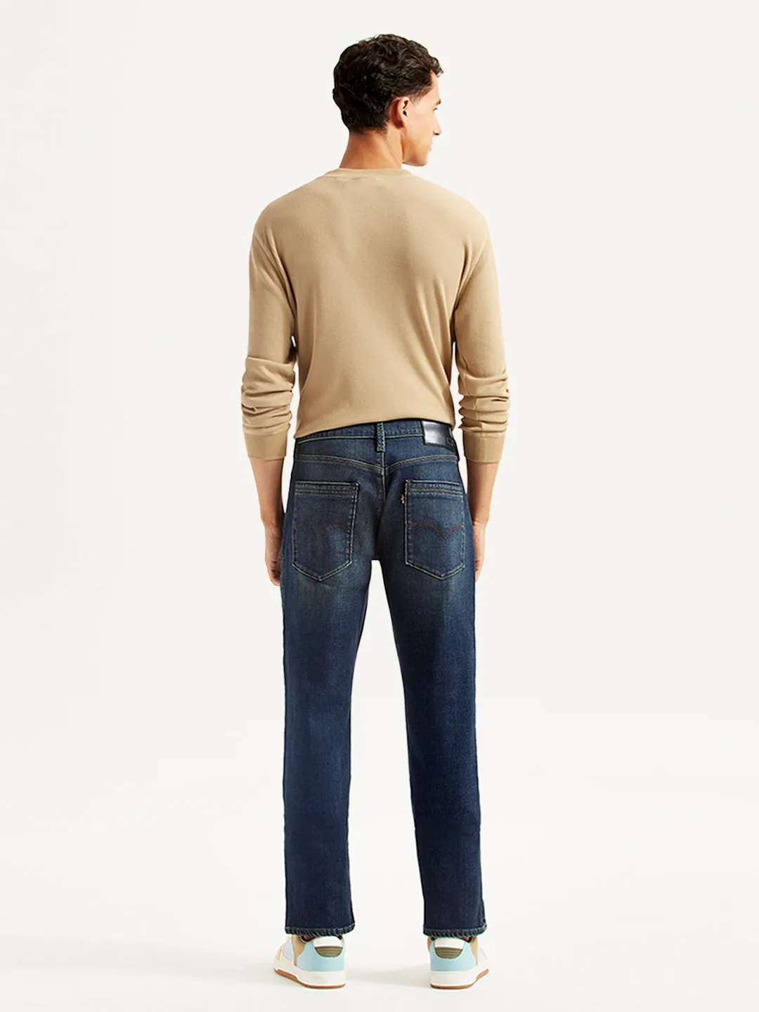 Men's Redloop 511 Slim Fit Mid Rise Jeans Neutral Casual Streetwear Fan Weekend Ready