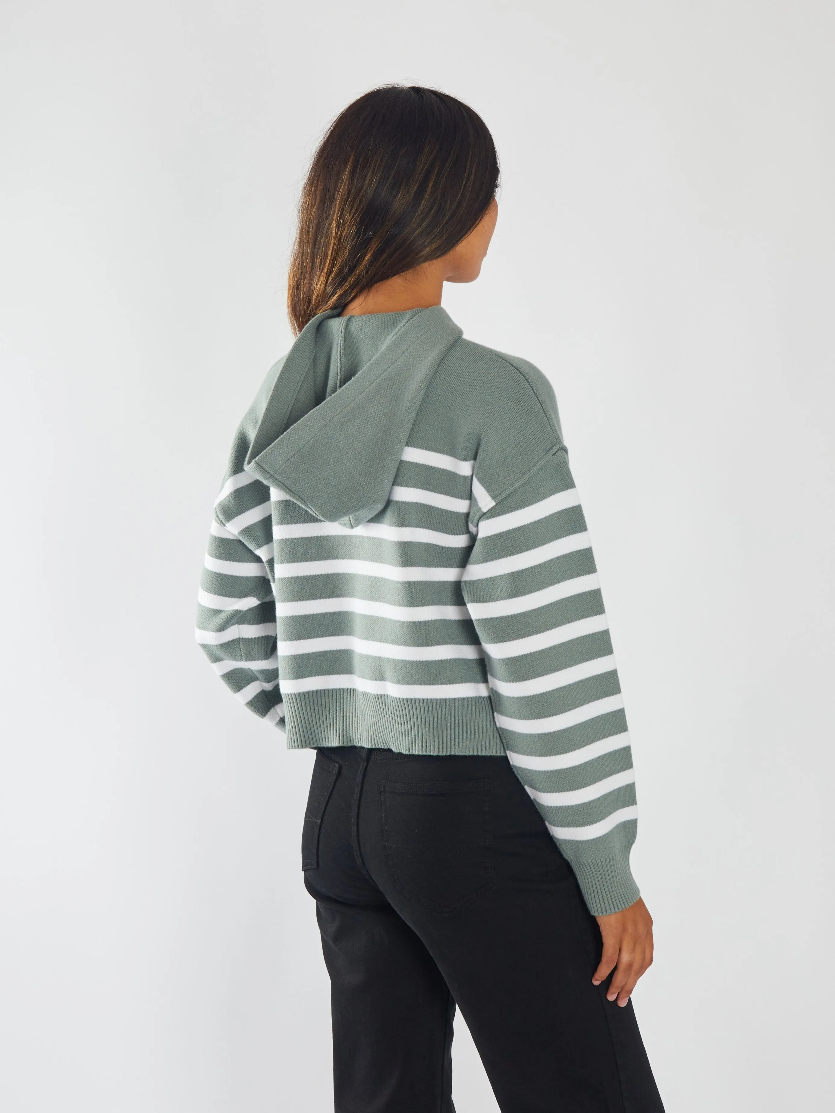 Stretch Waistband Design Meredith Knit Sage Leaf
