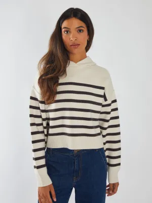 Meredith Knit Stone White HighElasticity Fabric Warm Layers