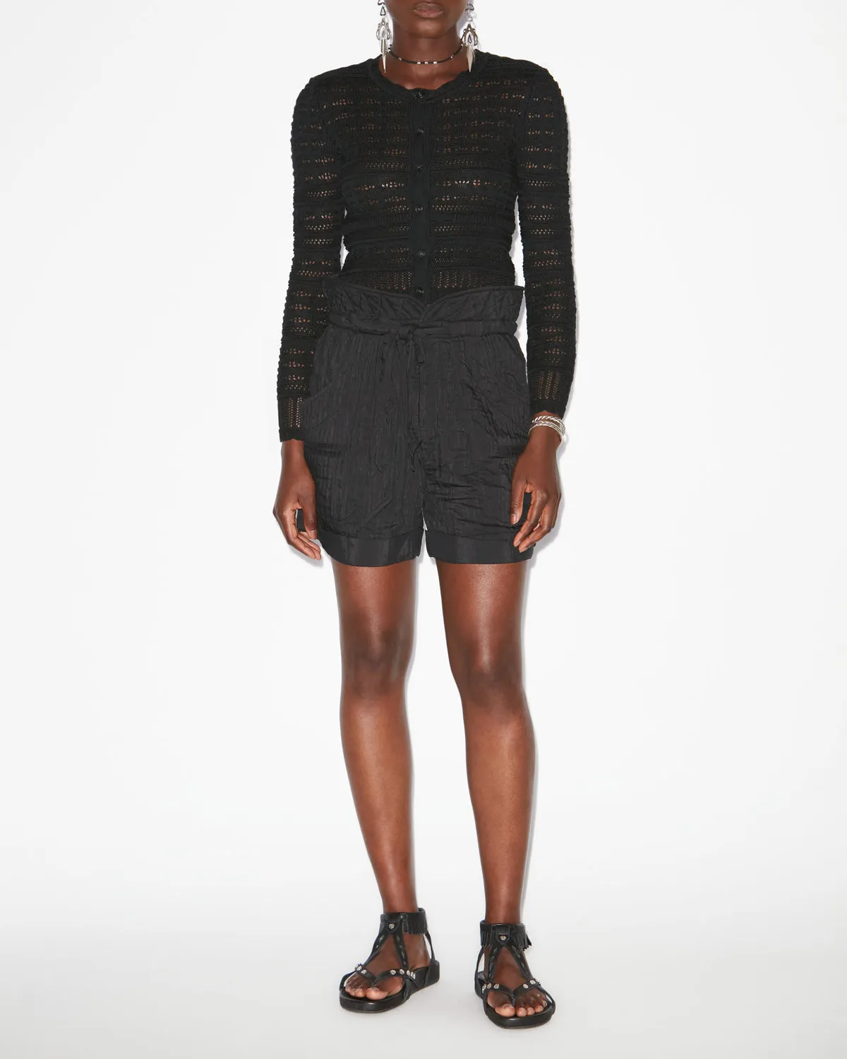 AJALINE CARDIGAN Multi Panel NonRestrictive Cuff Design