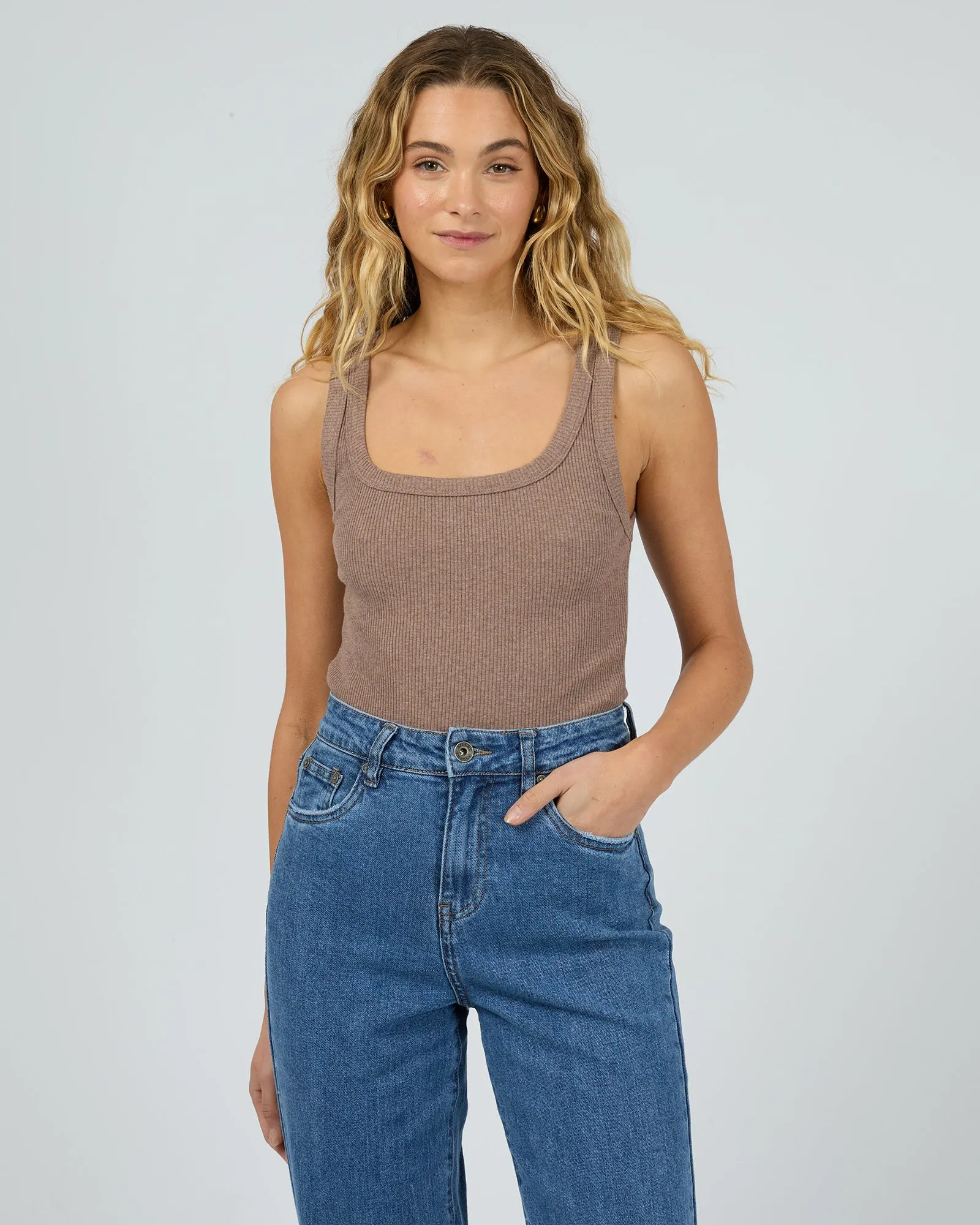 Versatile Style Chilly Wear Mia Tank Brown