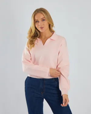 Milou Knit Strawberry Cream Breezy Day