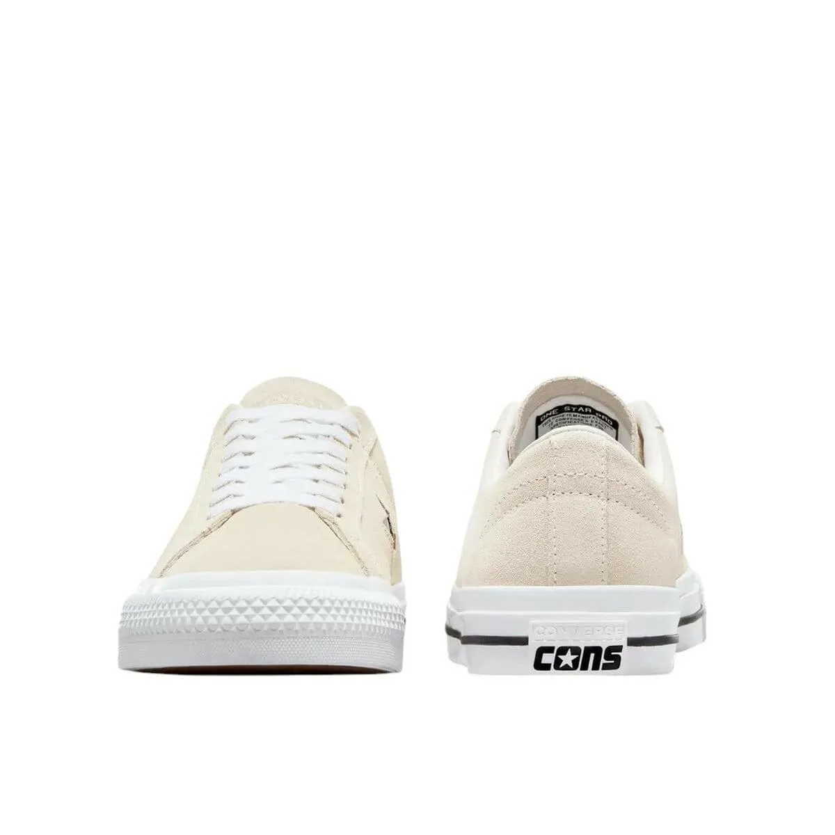 Converse - One Star Pro Shoes Egret/White/Black Quick Travel Smart Choice