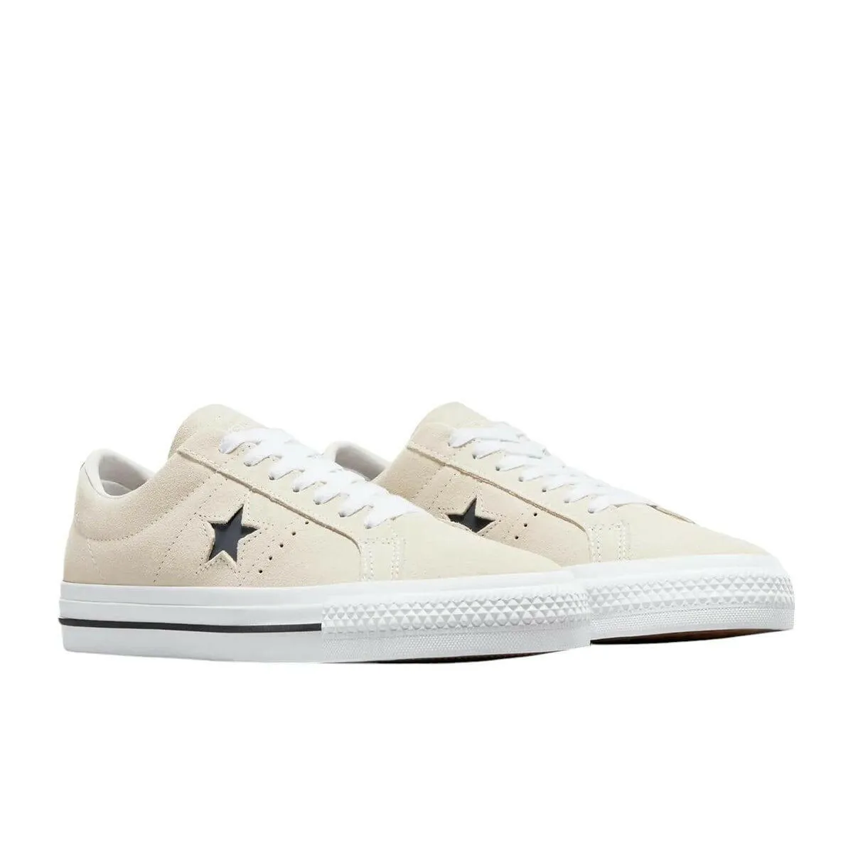 Premium Quality Converse - One Star Pro Shoes Egret/White/Black