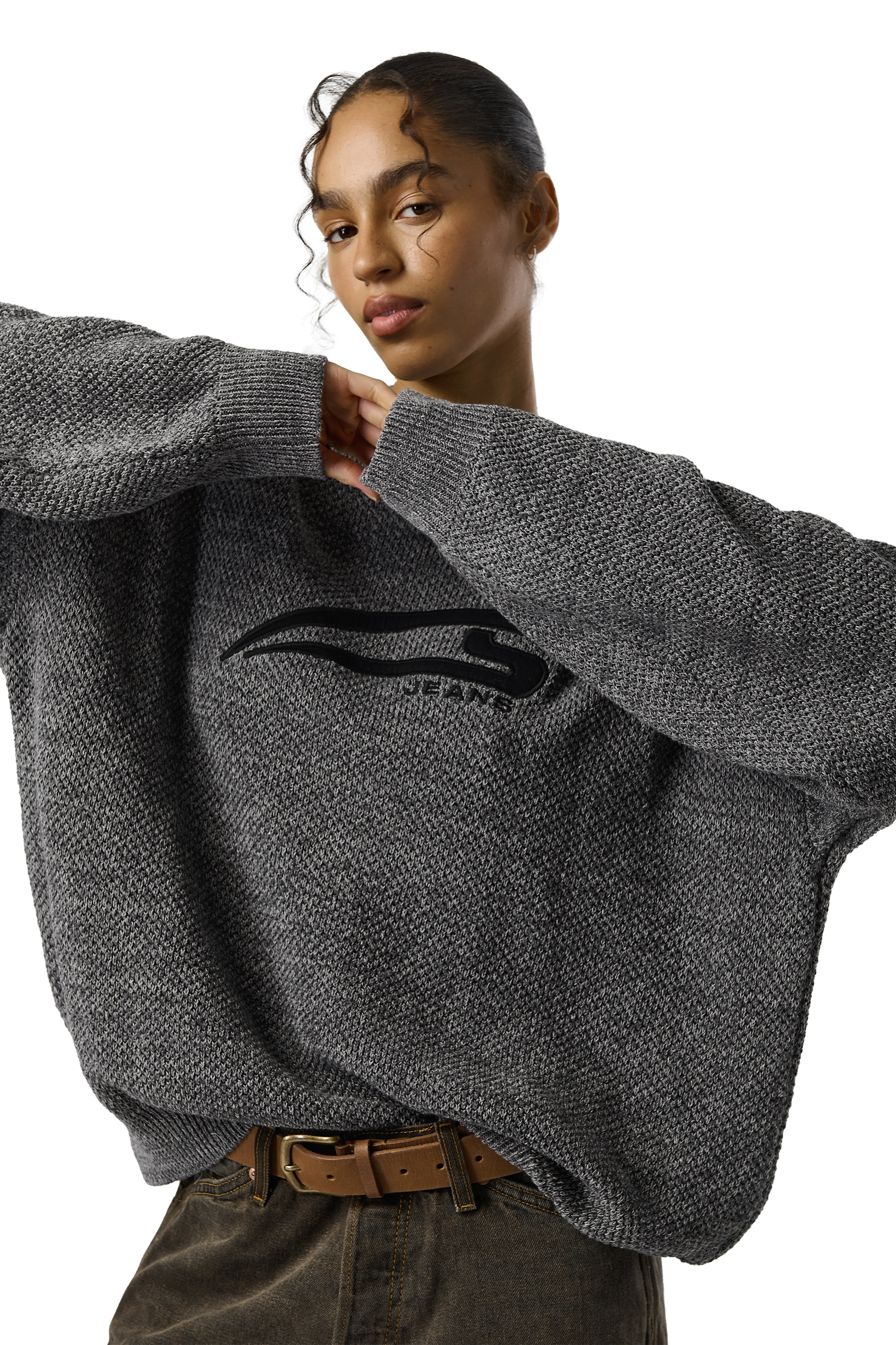 Milton Knit Sweater VeganFriendly Material LanolinFree Wool Processing