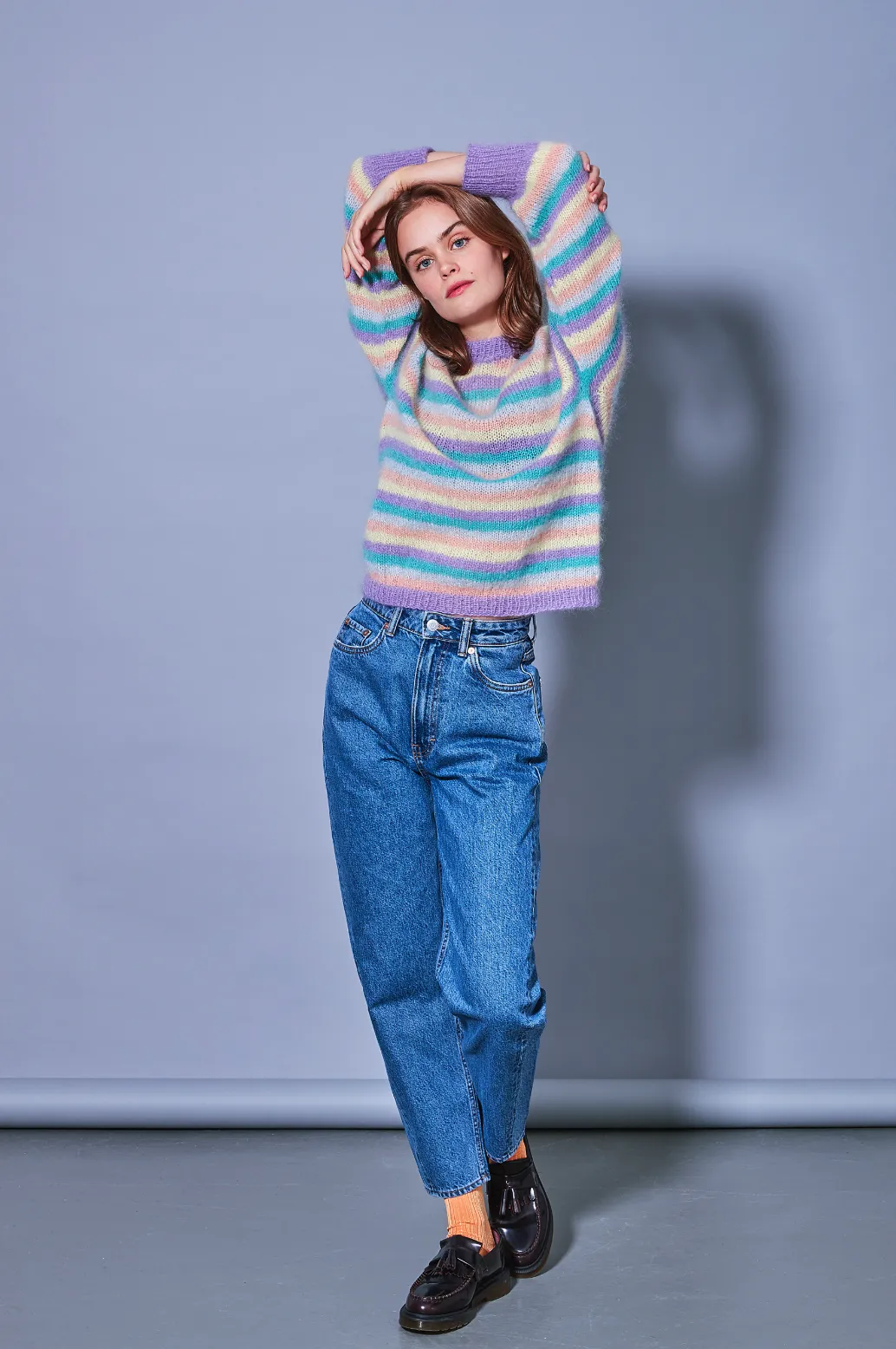 Temperature Regulating Lining Viola Jumper Mohair Edition