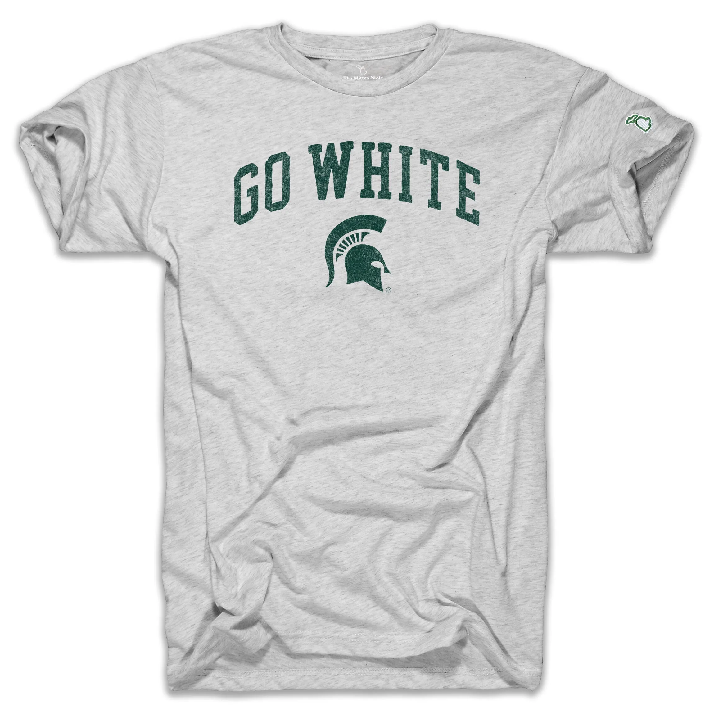 MSU - GO WHITE (UNISEX) Relaxed Torso Fit Casual Essentials Wear