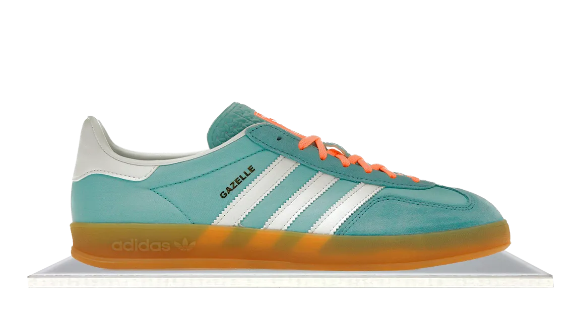 daily runner Soft Cushioned Upper Adidas Gazelle Indoor Preloved Blue White Gum