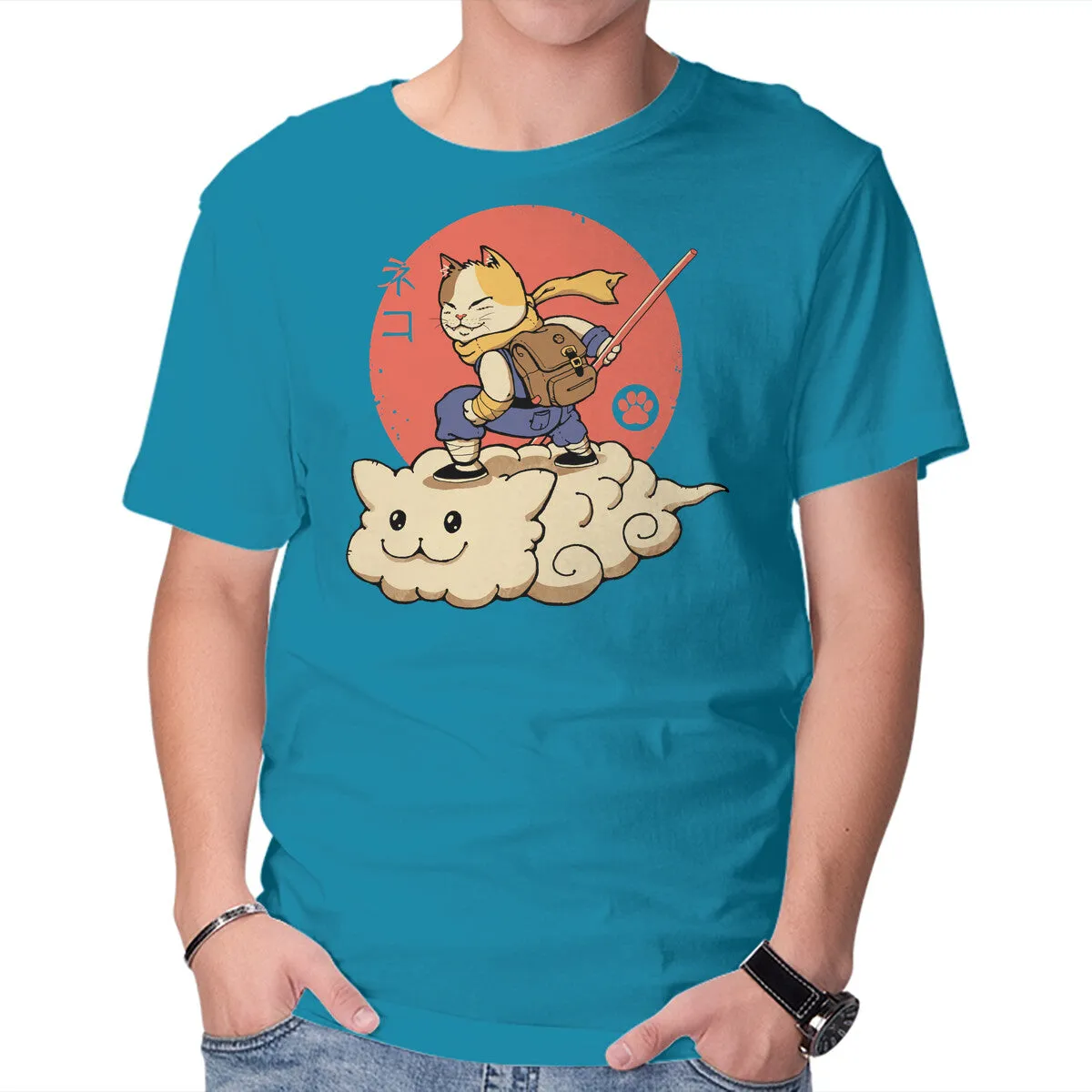 Daily Fashion Boat Neck Kitten Cloud