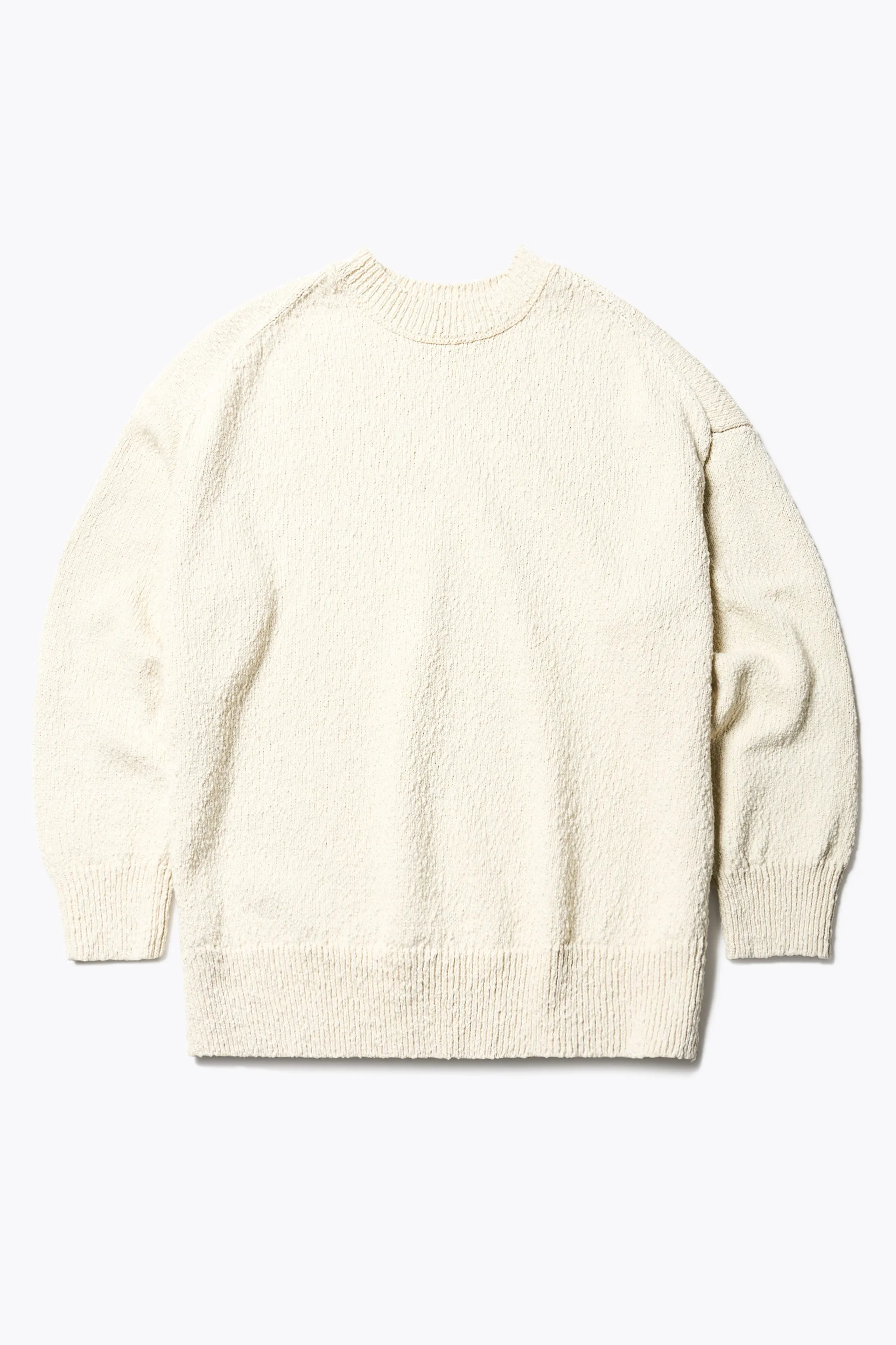 Hill Slub Sweater Ecru Mood Booster Seasonal Wear