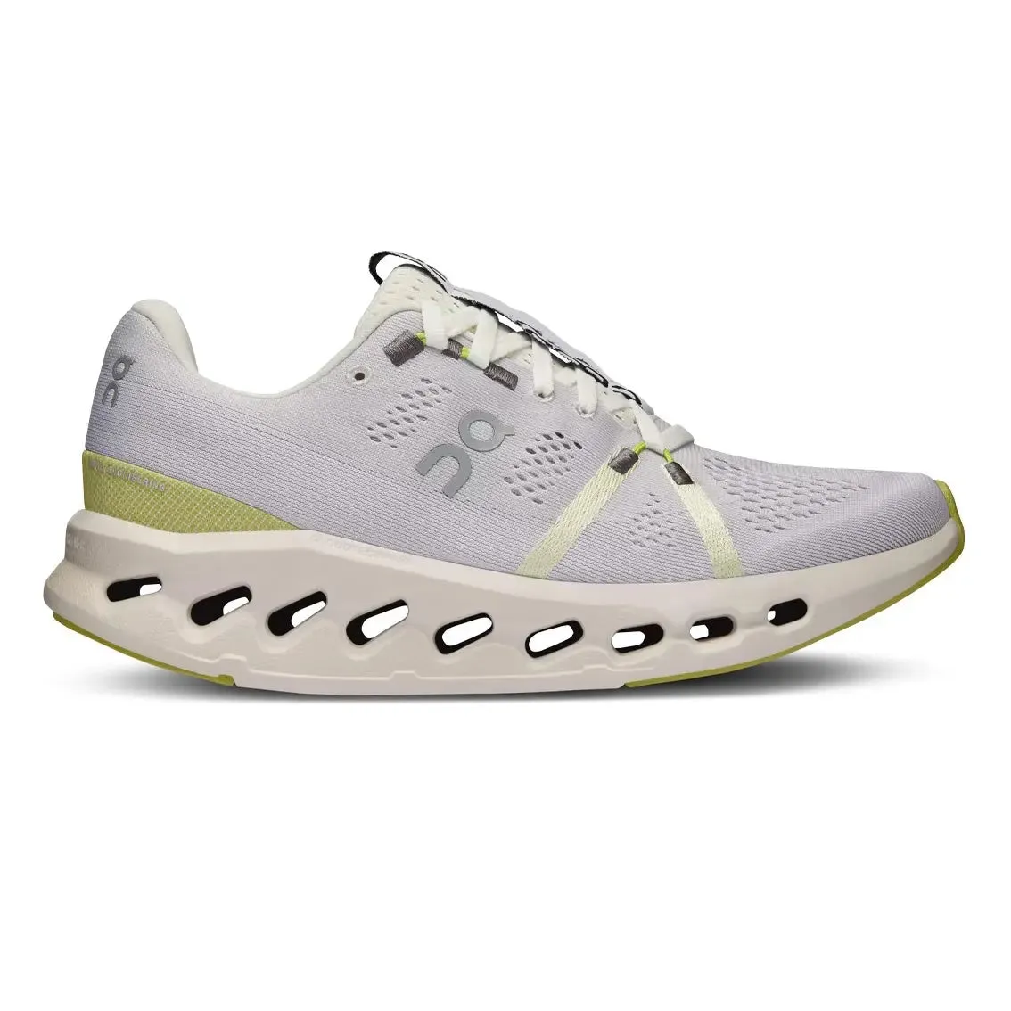 Supportive Fit Mens On Running Cloudsurfer 7 - White / Sand