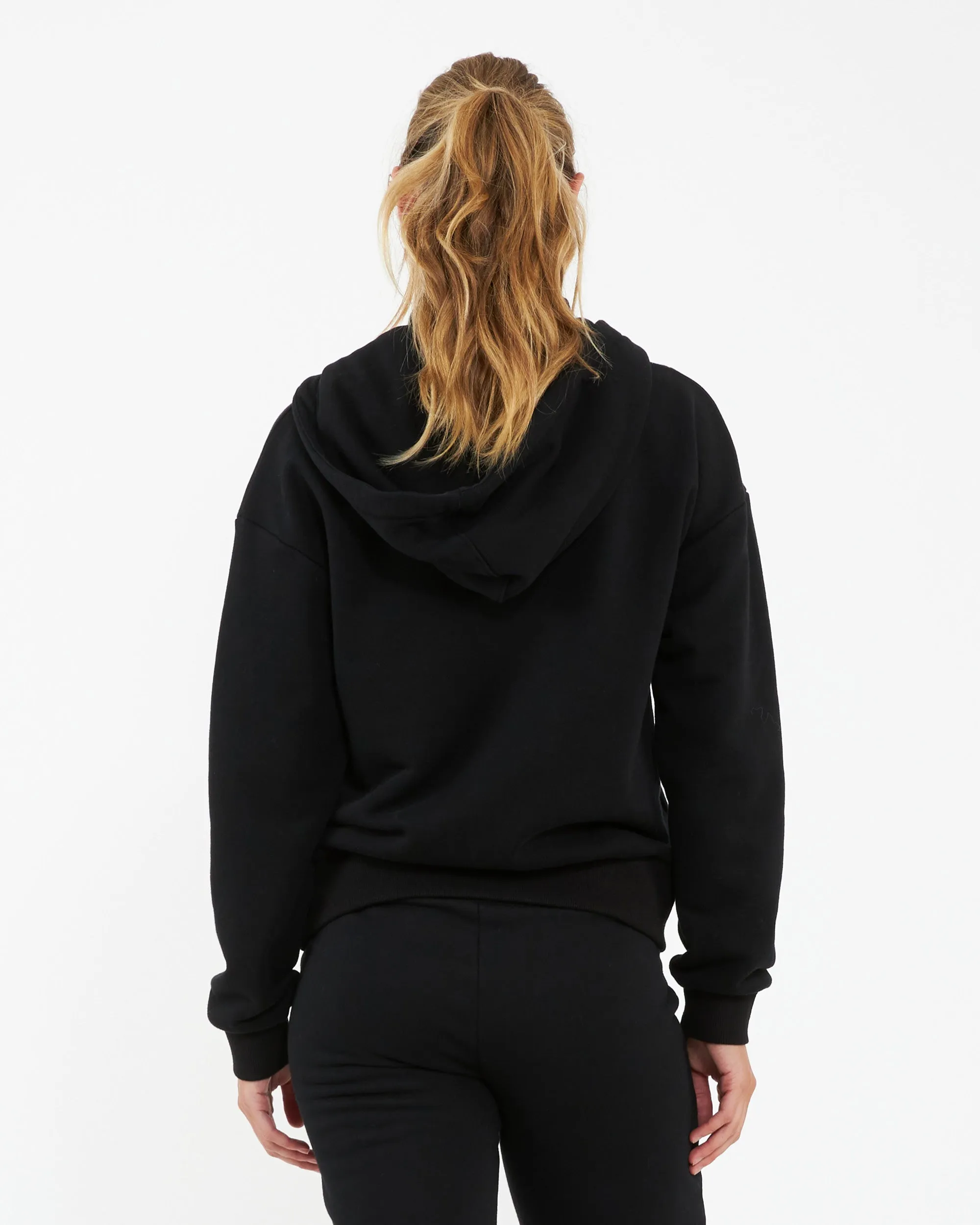 Nicky Nursing Hoodie  Black Basic Essentials mom's choice