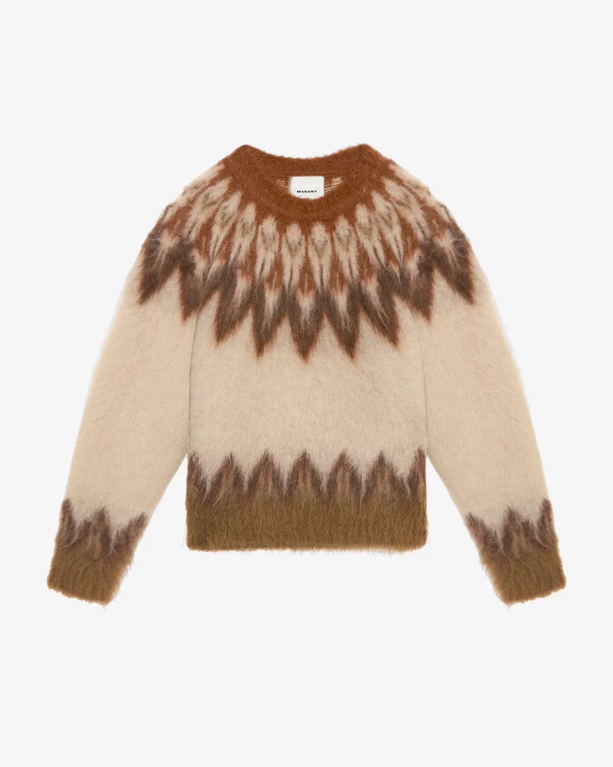 NICOLAS SWEATER Wide Hem Detail Bonded Hem Technology