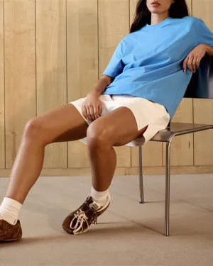 Light Motion Flexible Comfort Wear Cotton Shorts - White