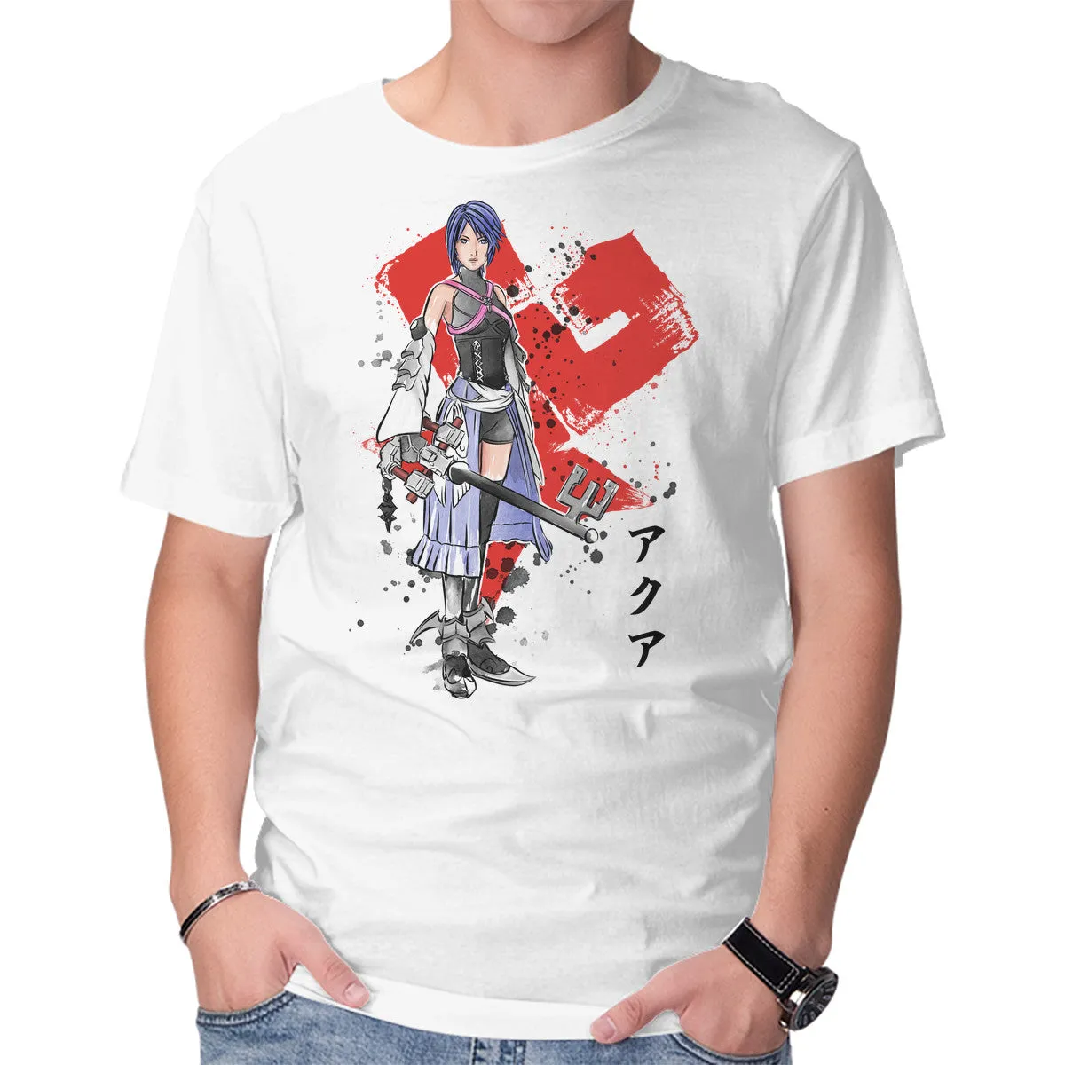 Keyblade Master Aqua Minimalist Style