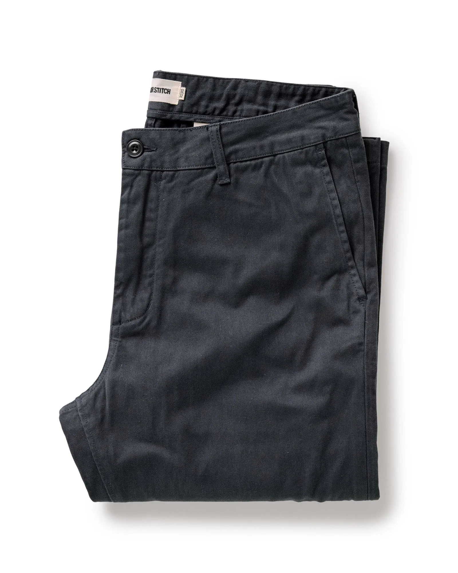 The Slim Foundation Pant in Organic Navy Seamless Wear