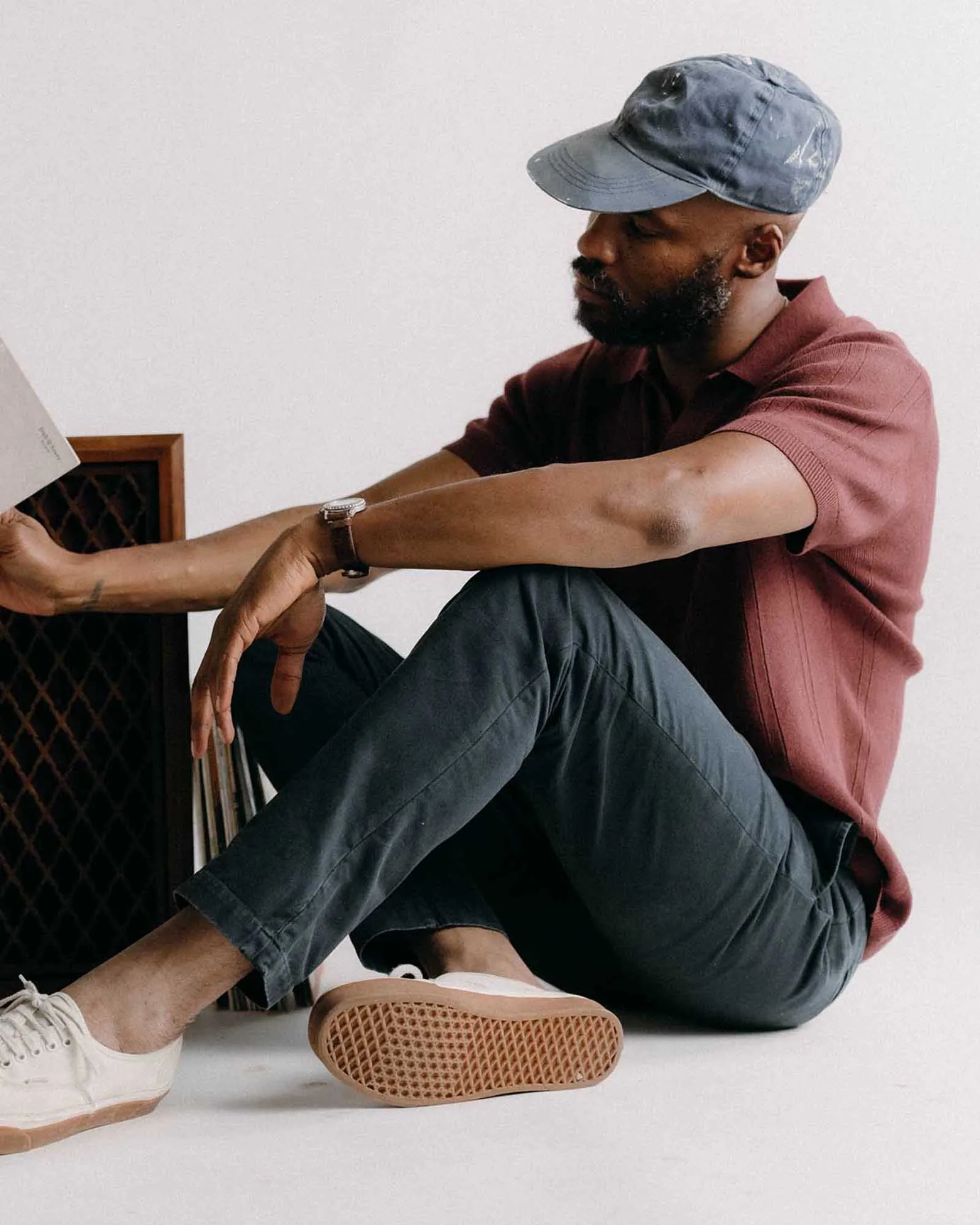 Durable Utility All-day Comfort The Slim Foundation Pant in Organic Navy