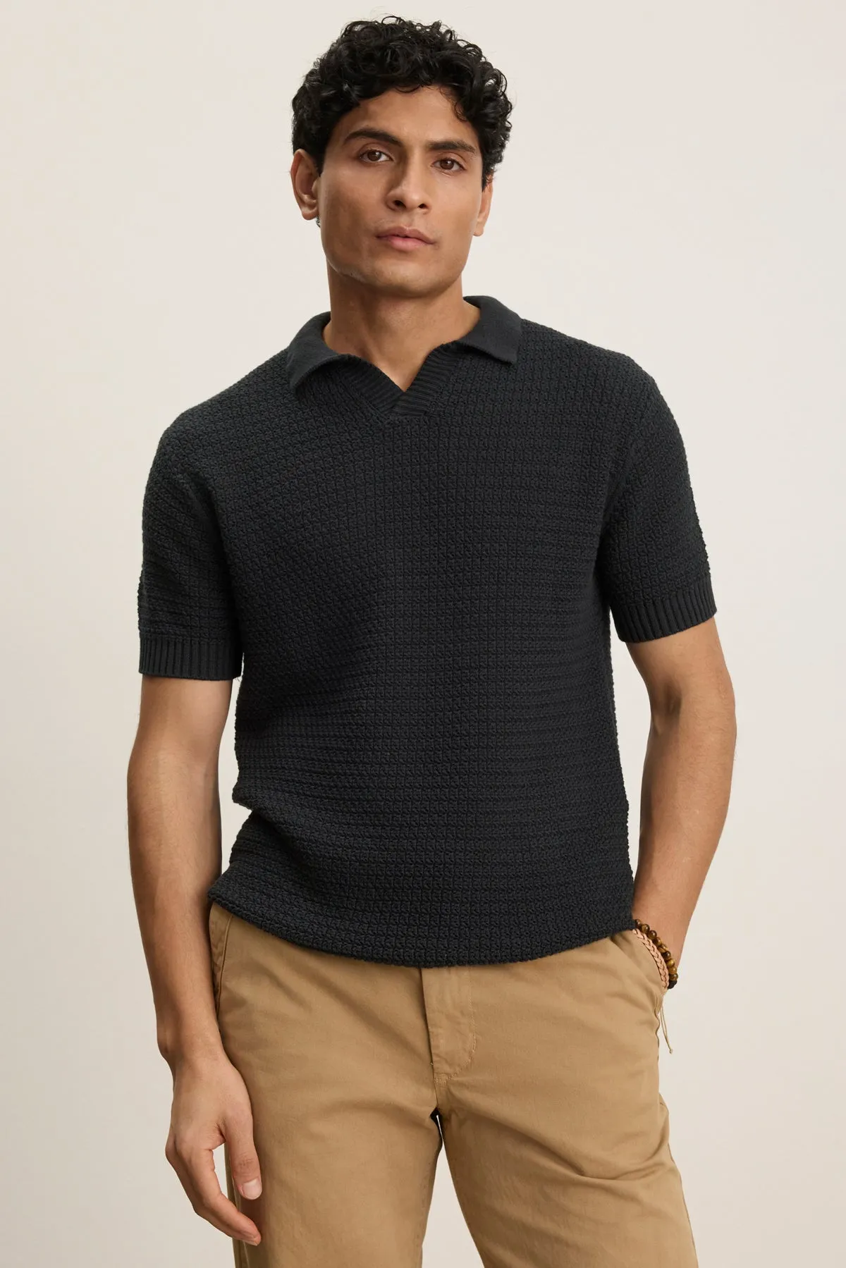 CARSTON SWEATER POLO machine washable material MultiDirectional Flexibility