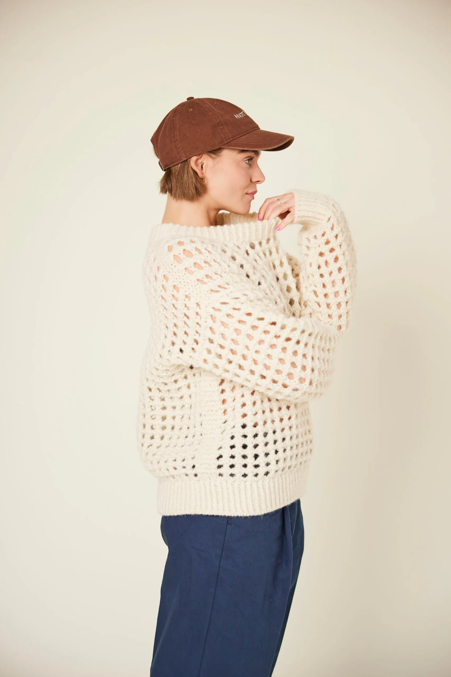 Mega Erika Jumper Zero Waste Knitting Thermal Retention Lining