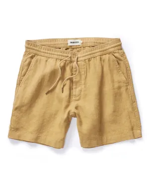 The Apres Short in Wheat Hemp Soft Texture