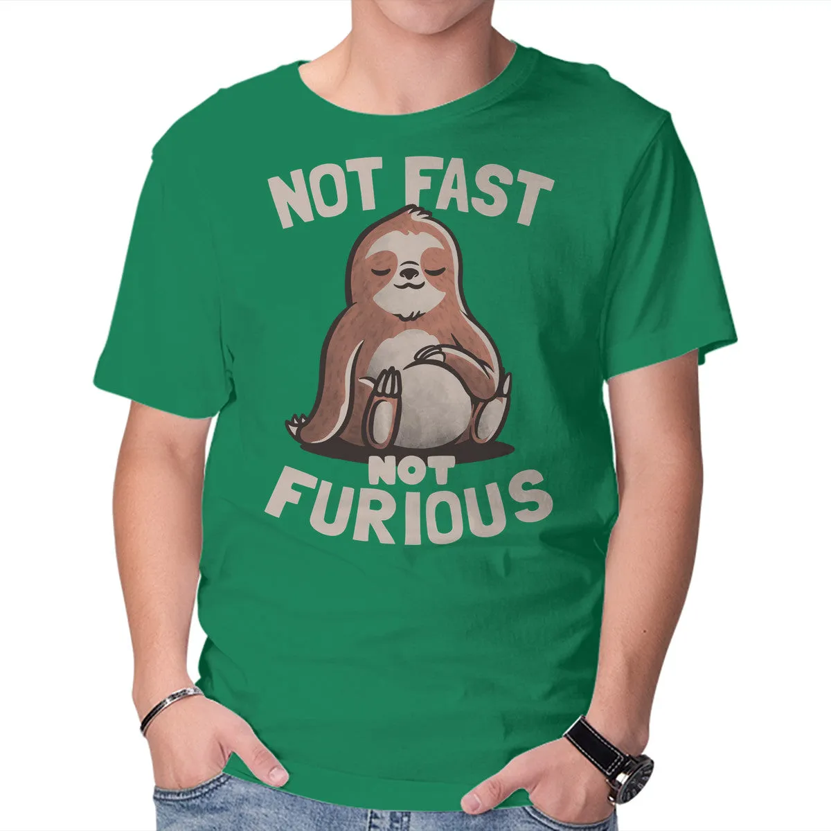 Not Fast and Not Furious Reinforced Neckline