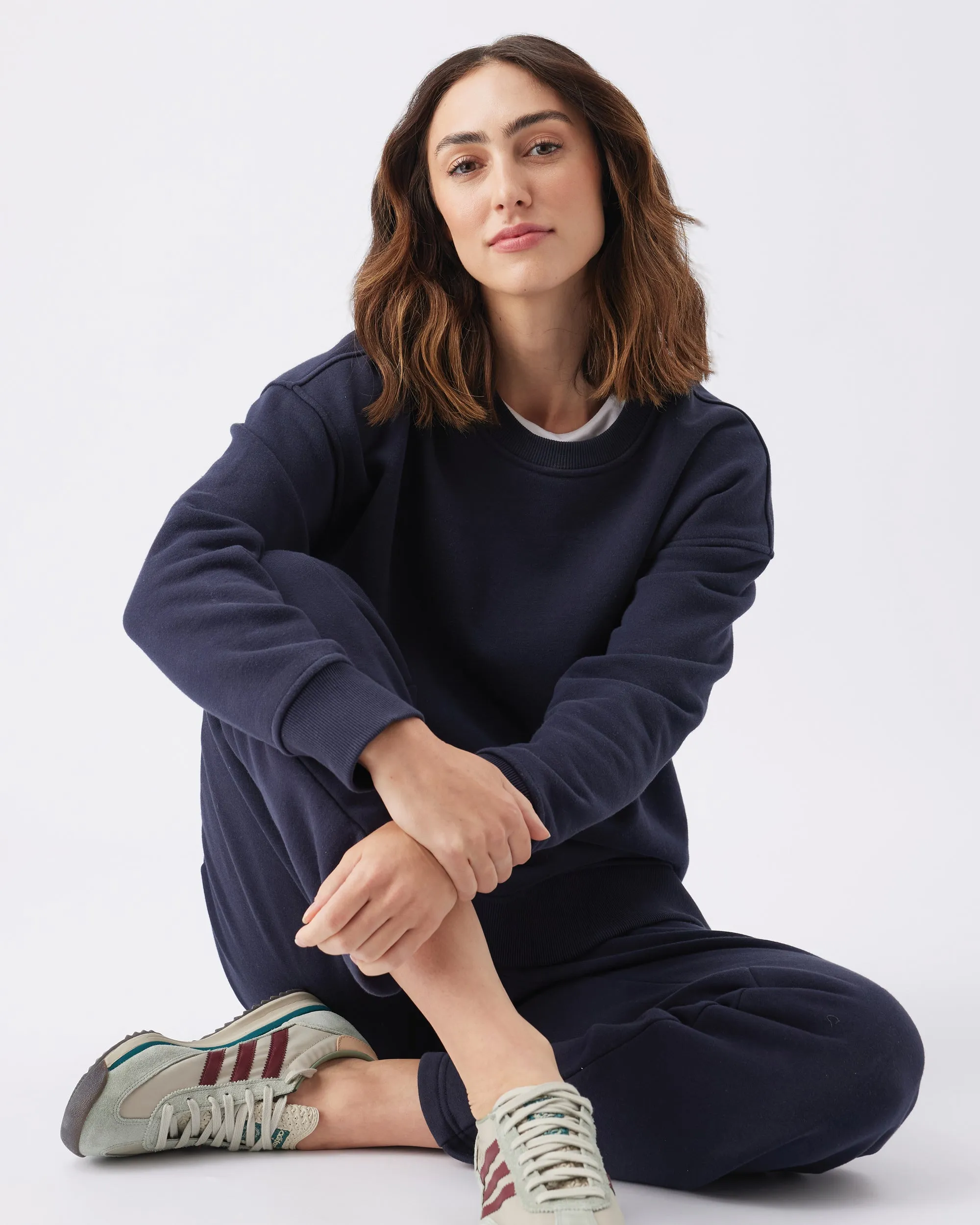 Relax Nursing Sweat Navy Flexible Fit