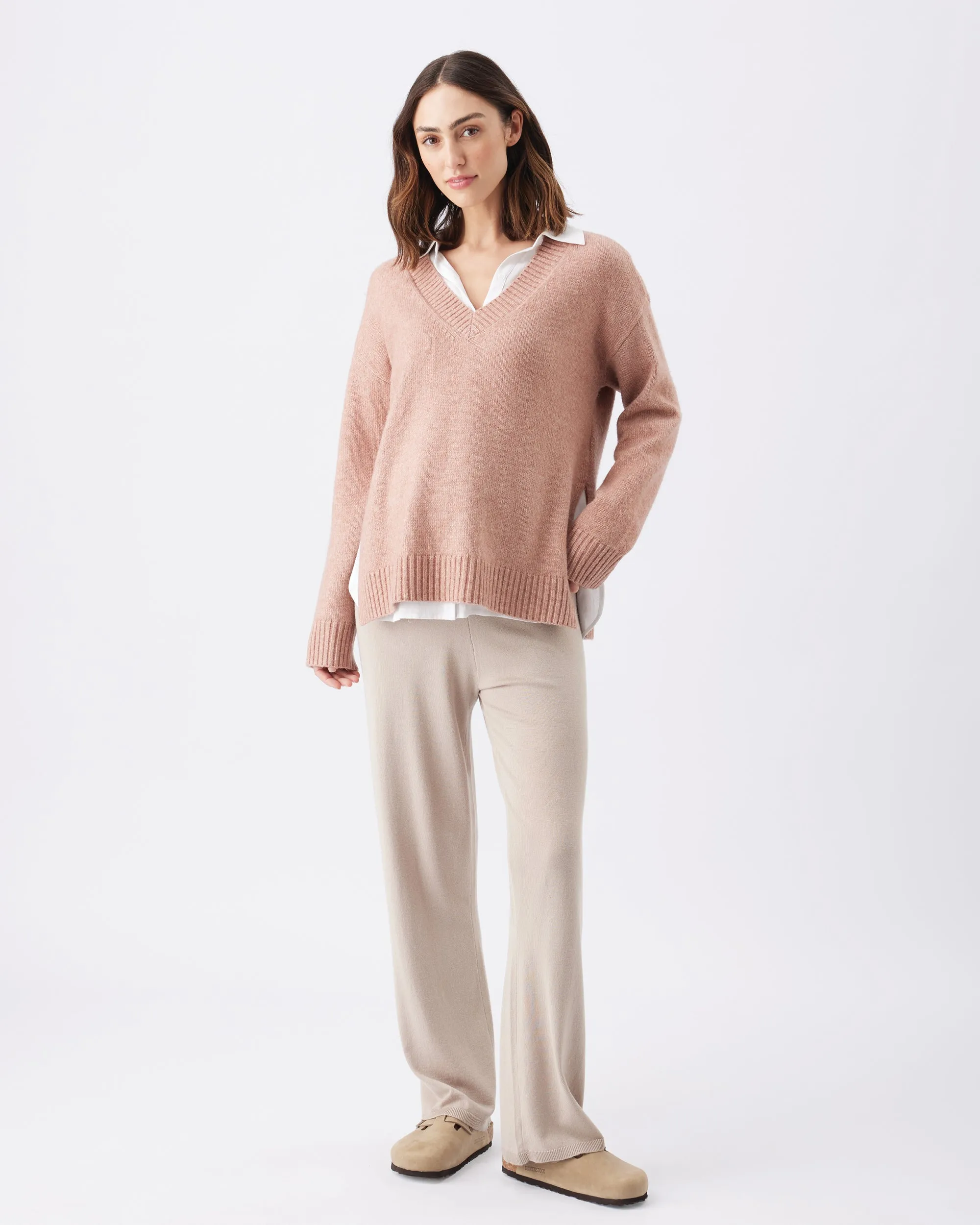 Nursing Pajamas Vera Nursing Knit  Rose Marle