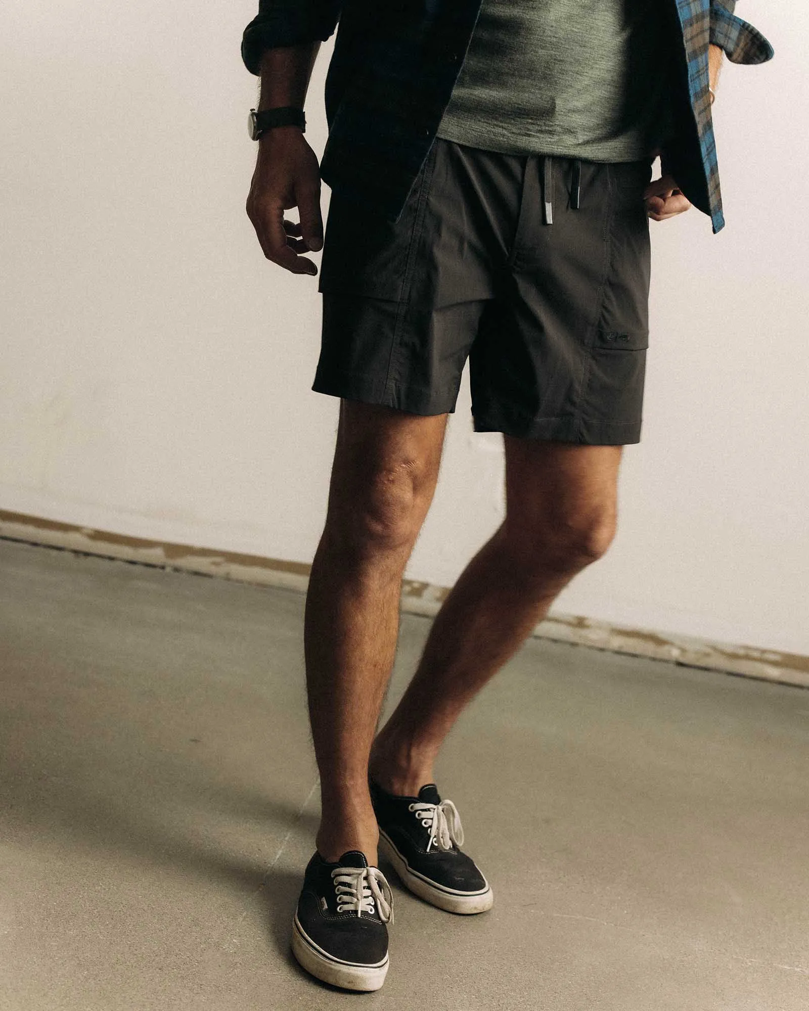 The Ridgeline Short in Coal Lightweight Shorts